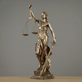 Light Luxury Goddess of Justice Sculpture Decorative Ornament