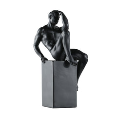 Modern Character Resin Sculpture – Elegant Living Room Decor