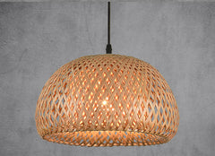 American Garden Bamboo Woven Chandelier – Southeast Asian Style Restaurant Pendant Lamp
