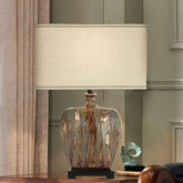 Sleek High-end White Ceramic Table Lamp