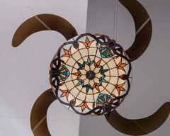 Modern Invisible Ceiling Fan Light for Living Rooms & Dining Areas