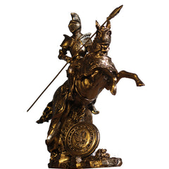 Medieval Warrior Armor Sculpture – Decorative Knight Statue