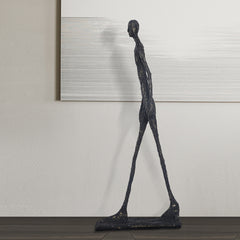 Modern Abstract Figure Sculpture – Luxury Living Room Floor Art Decor