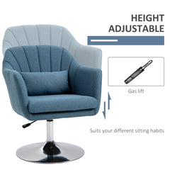Swivel Linen Fabric Accent Chair For Living Room