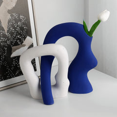 Modern Nordic Ceramic Vase – Light Luxury Home Decor
