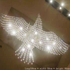 Creative Eagle Chandelier – Artistic Statement Lighting for Hallways