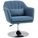 Swivel Linen Fabric Accent Chair For Living Room