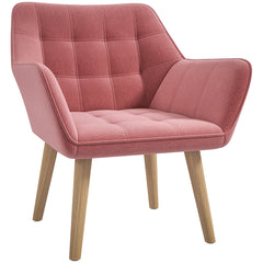 Accent Chair, Arm Chair With Wide Arms