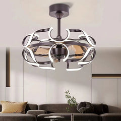 Modern LED Ceiling Fan Light – Energy-Efficient Designer Fan Lamp