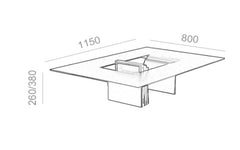 Luxury Metal Coffee Table for Elegant Home Interiors