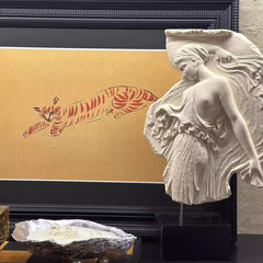 Italian Style Wine Goddess Sculpture – European Luxury Decor