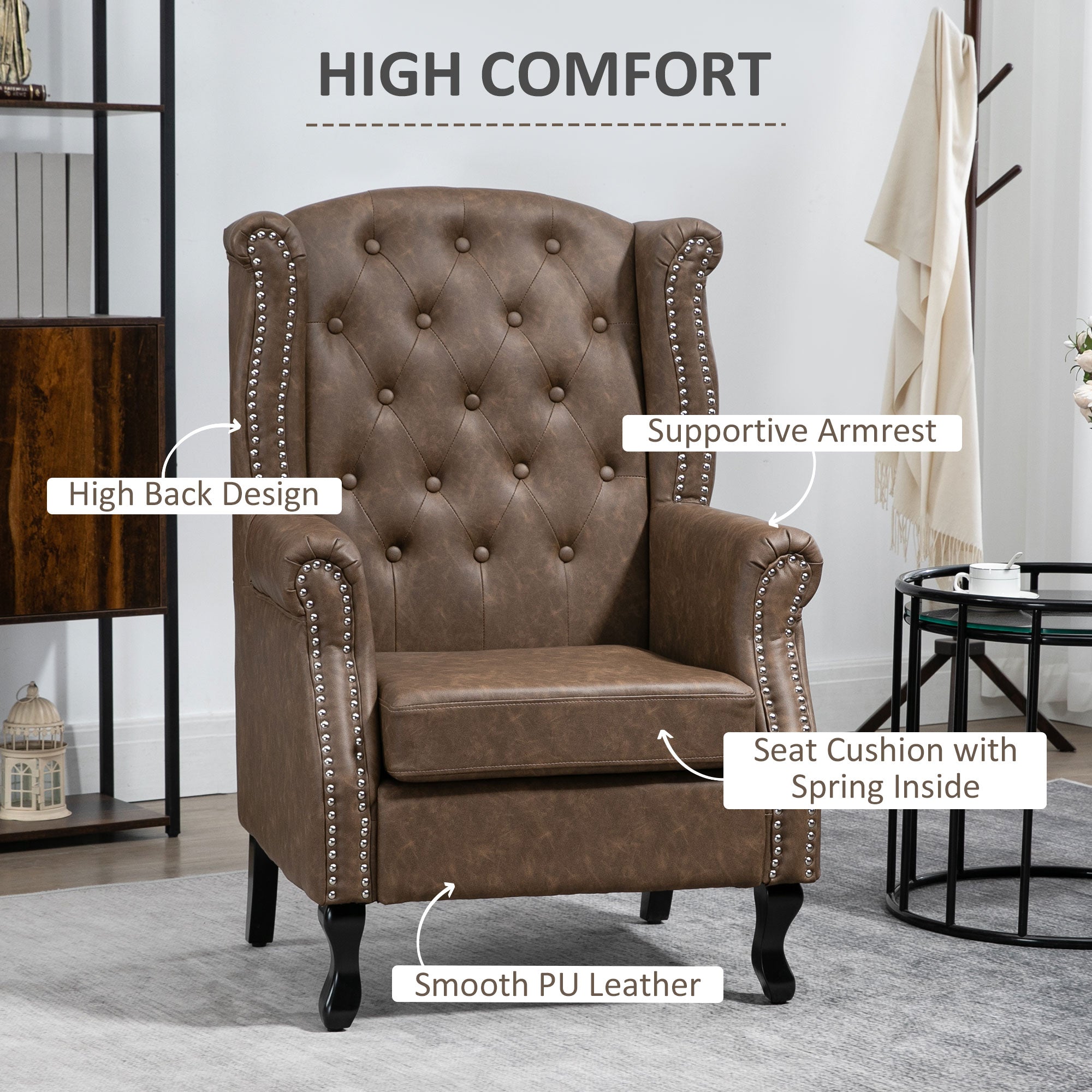 Wingback Accent Chair