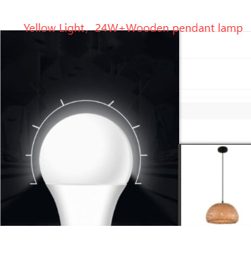 American Garden Bamboo Woven Chandelier – Southeast Asian Style Restaurant Pendant Lamp