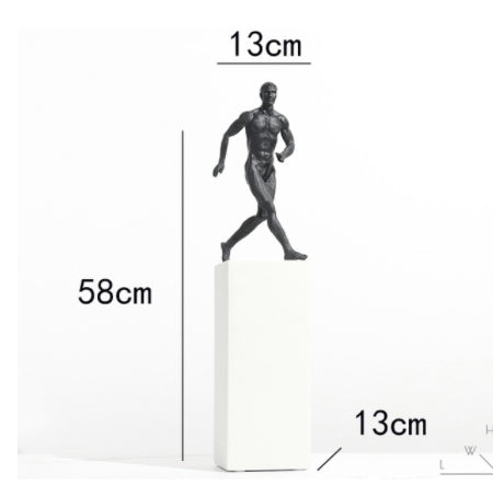 Modern Abstract Athlete Sculpture Decorative Ornament