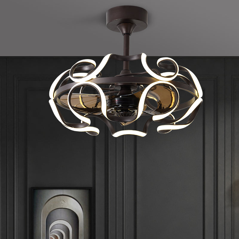 Modern LED Ceiling Fan Light – Energy-Efficient Designer Fan Lamp