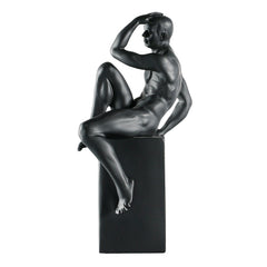 Modern Character Resin Sculpture – Elegant Living Room Decor