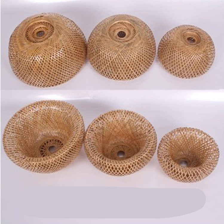 American Garden Bamboo Woven Chandelier – Southeast Asian Style Restaurant Pendant Lamp