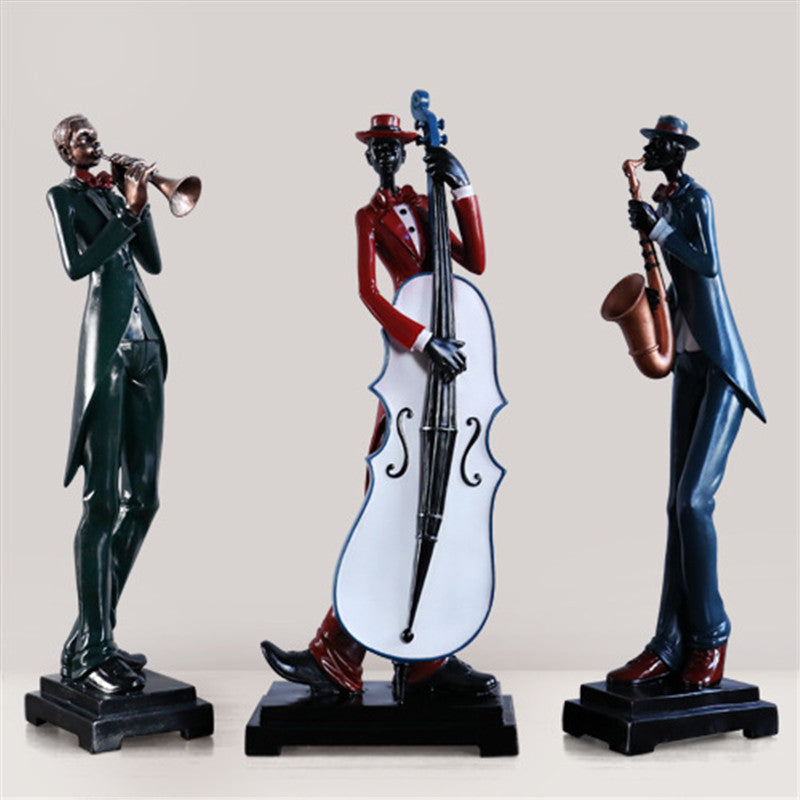 European Abstract Band Figurine Decorative Sculpture