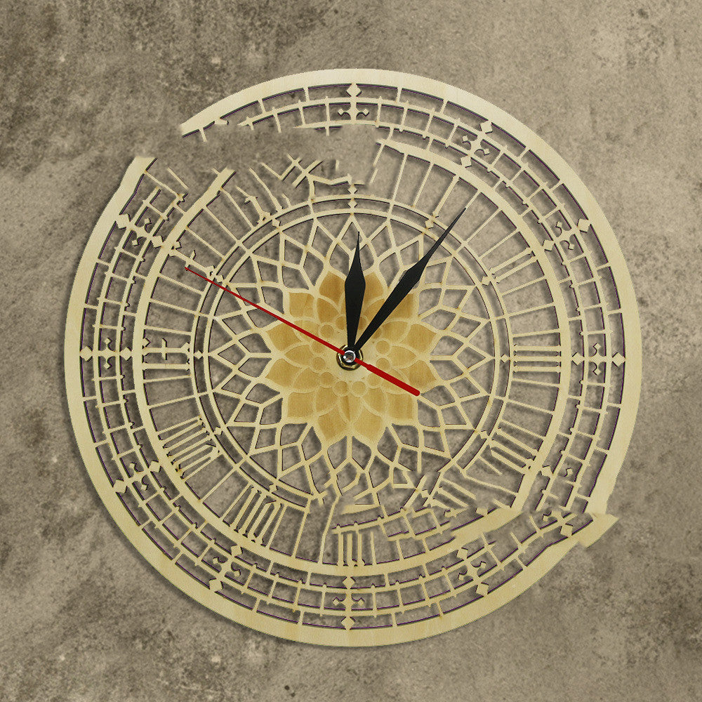 Wooden Wall Clock