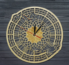 Wooden Wall Clock