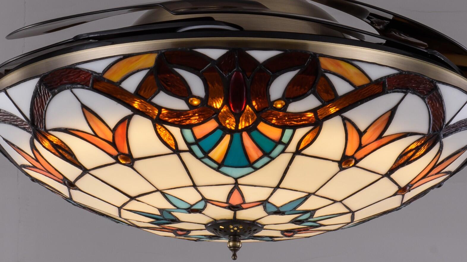Modern Invisible Ceiling Fan Light for Living Rooms & Dining Areas