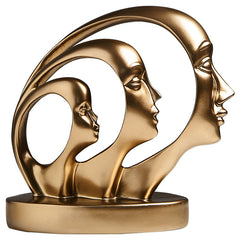 Modern Resin Statue Sculpture – Elegant Home Decor