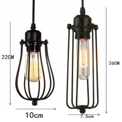 Retro Wrought Iron Chandelier Light