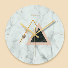 Glass wall clock