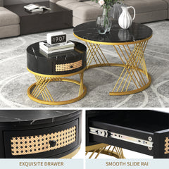 2 In 1 Round Coffee Table