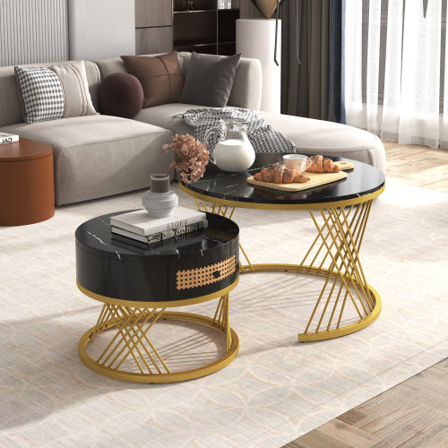 2 In 1 Round Coffee Table