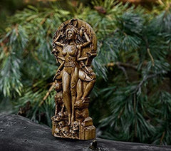 Resin Greek Goddess Statue Pagan Altar Garden Sculpture