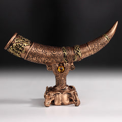 Elegant Faux Ivory Sculpture Decorative Home Ornament