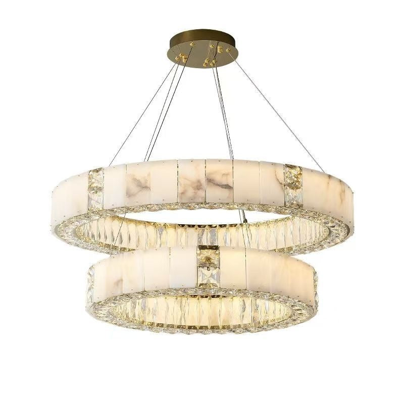 Luxury Crystal Onyx Chandelier for Elegant Hotels & Exclusive Clubs