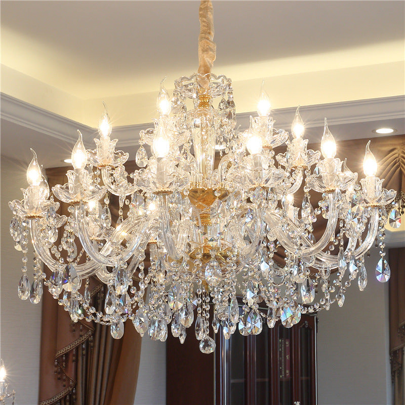 Grand Crystal Statement Chandelier for Elegant Living Spaces