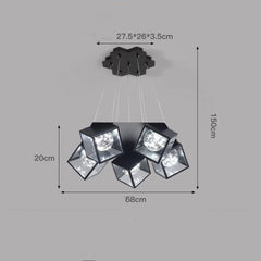 Nordic Star Chandelier – Elegant Designer Lighting for Bedrooms & Dining Rooms