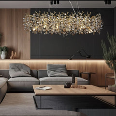 French Luxury Crystal Branch Chandelier for Elegant Dining Spaces