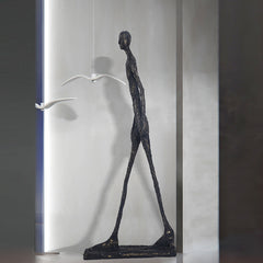Modern Abstract Figure Sculpture – Luxury Living Room Floor Art Decor