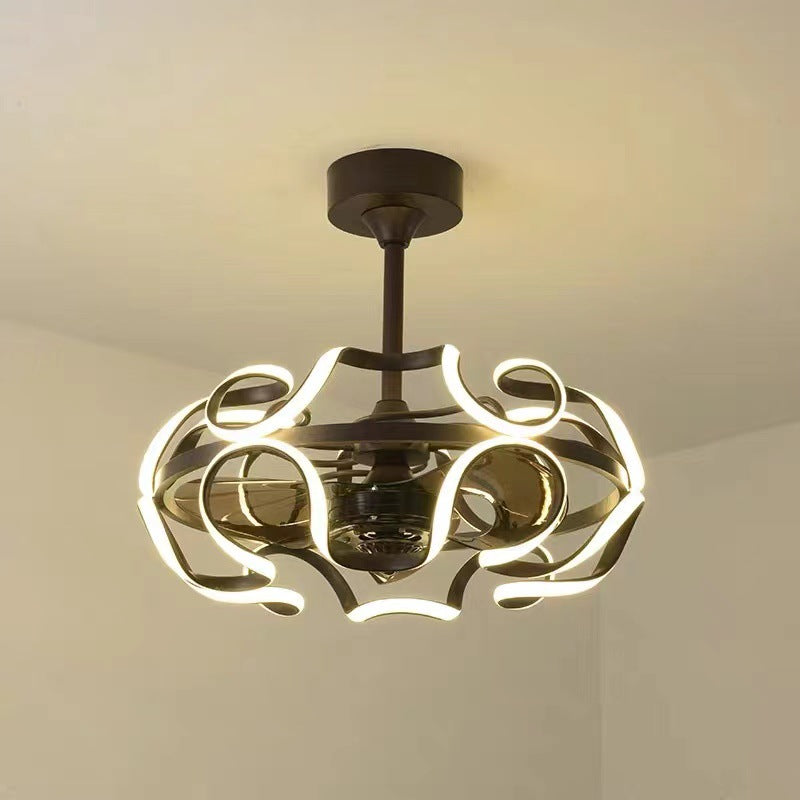 Modern LED Ceiling Fan Light – Energy-Efficient Designer Fan Lamp