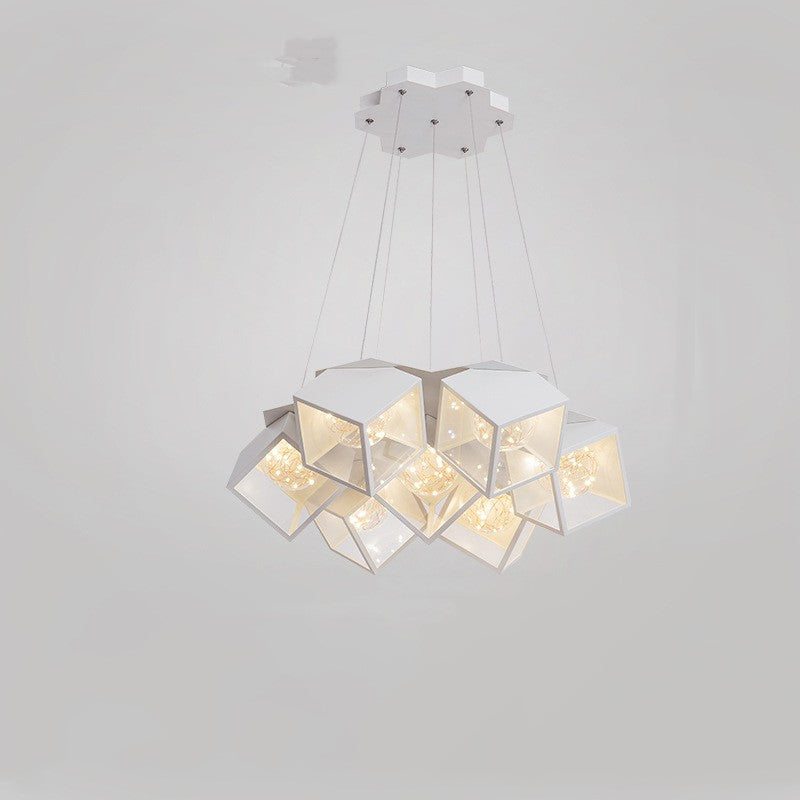Nordic Star Chandelier – Elegant Designer Lighting for Bedrooms & Dining Rooms