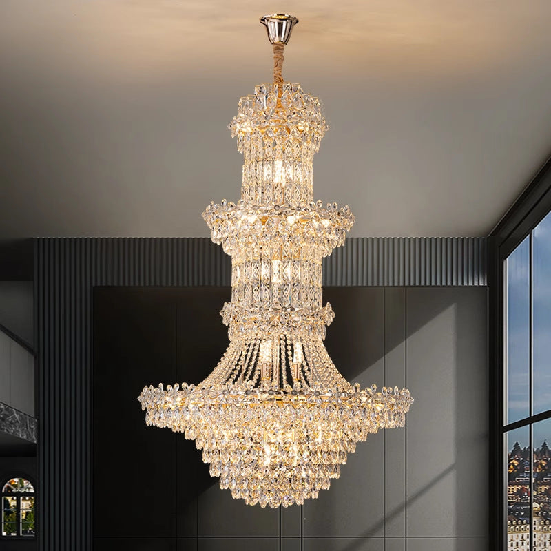 Modern Duplex Living Room Chandelier