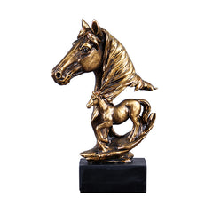 Bronze Horse Sculpture Decorative Statue for Living Room