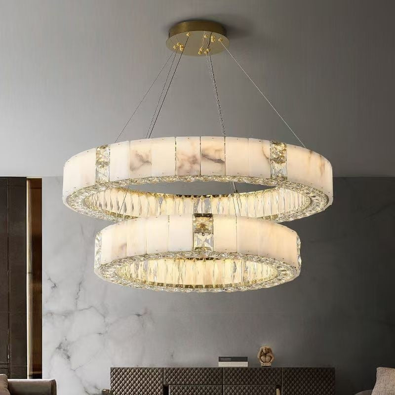 Luxury Crystal Onyx Chandelier for Elegant Hotels & Exclusive Clubs