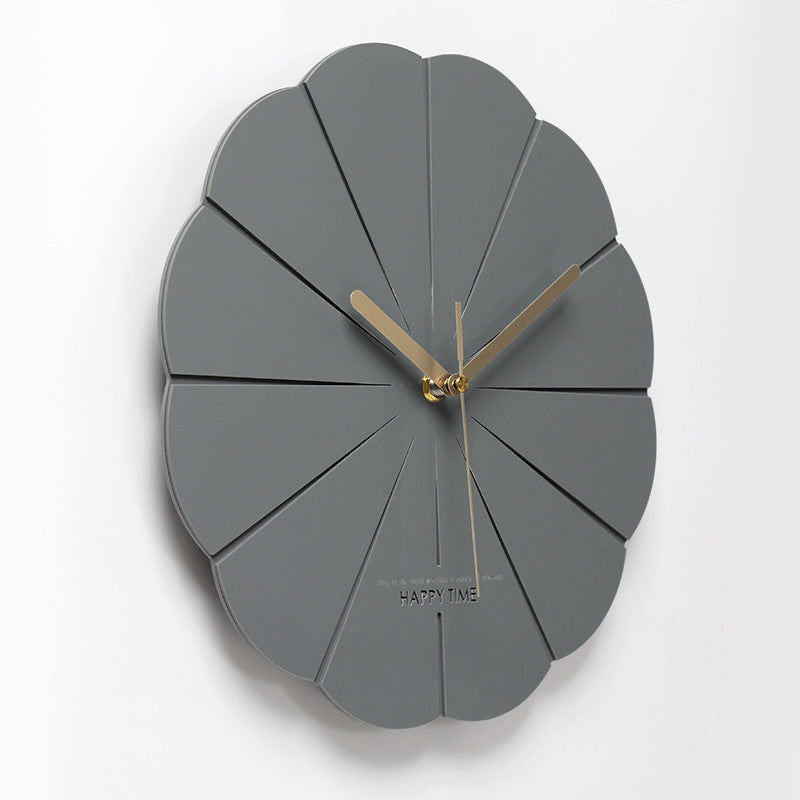 Creative Acrylic Dumbbell Wall Clock – Modern Fitness Decor