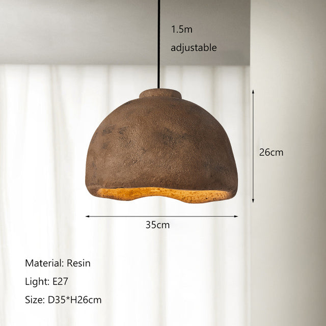 Japanese Minimalist Chandelier – Elegant Lighting for Bedrooms & Study Rooms