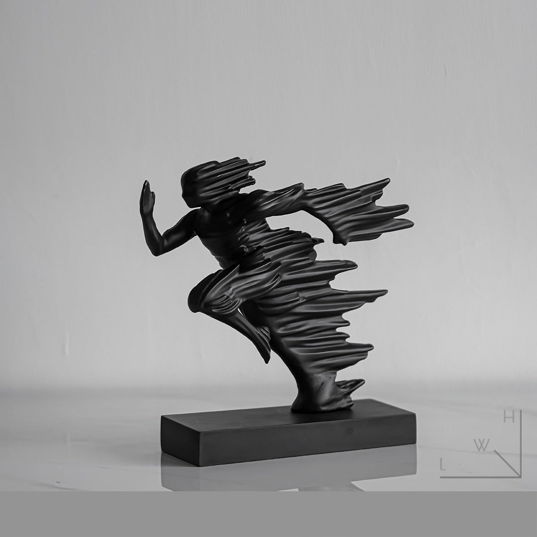 Resin Figurine Sculpture – Elegant Entryway & Shelf Decor
