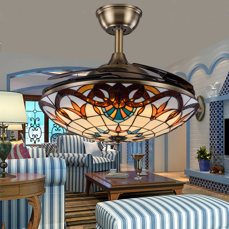 Modern Invisible Ceiling Fan Light for Living Rooms & Dining Areas