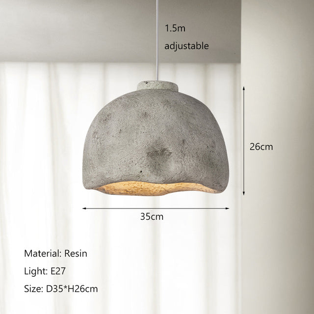 Japanese Minimalist Chandelier – Elegant Lighting for Bedrooms & Study Rooms