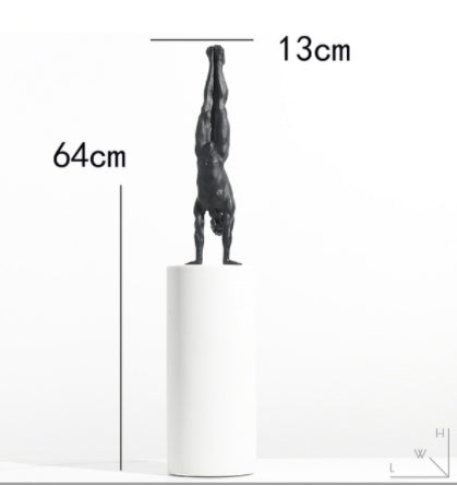 Modern Abstract Athlete Sculpture Decorative Ornament