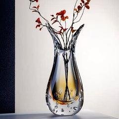 Modern Light Luxury Creative Glass Vase Luxury Model Room
