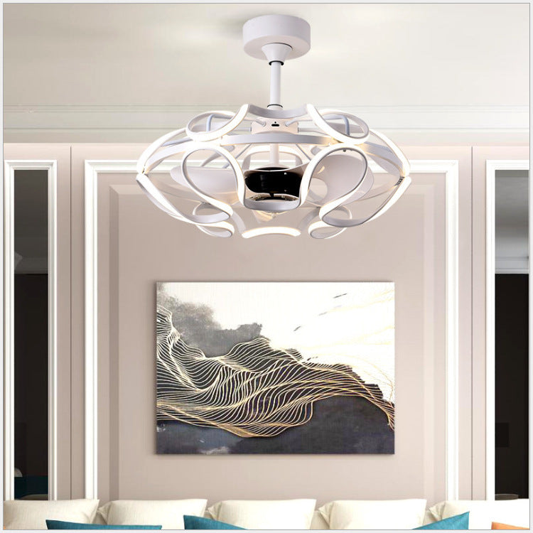 Modern LED Ceiling Fan Light – Energy-Efficient Designer Fan Lamp